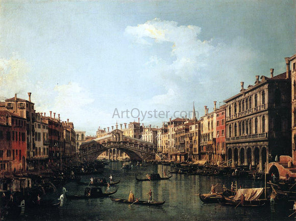  Canaletto Rialto Bridge from the South - Art Print