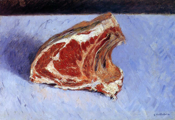  Gustave Caillebotte Rib of Beef - Art Print