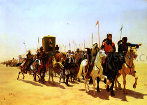 James William Glass Richard, Coeur De Lion, On His Way To Jerusalem - Art Print