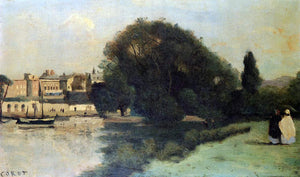  Jean-Baptiste-Camille Corot Richmond, near London - Art Print