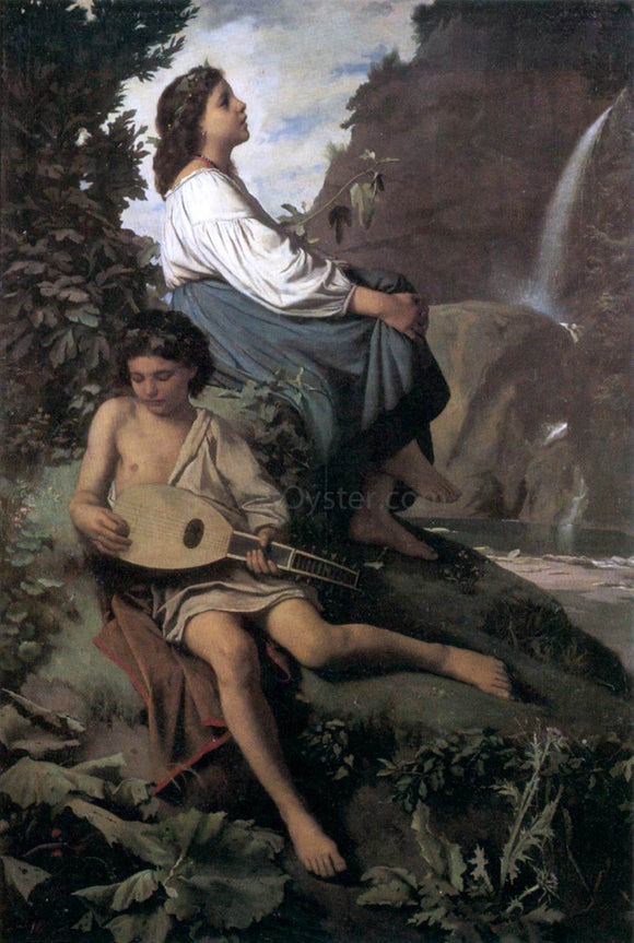  Anselm Friedrich Feuerbach Ricordo da Tivoli - Art Print