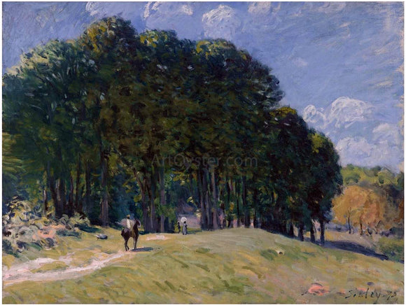  Alfred Sisley Rider at the Edge of the Forest - Art Print