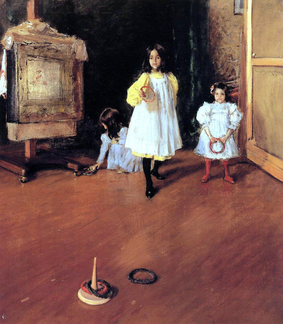  William Merritt Chase Ring Toss - Art Print