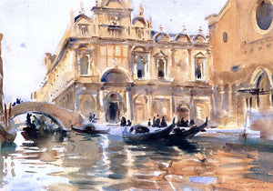  John Singer Sargent Rio dei Mendicanti - Art Print