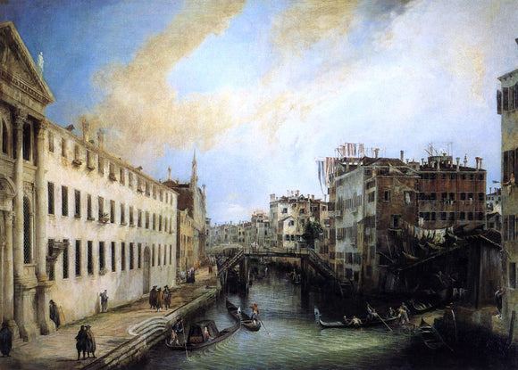  Canaletto Rio dei Mendicanti: Looking South - Art Print