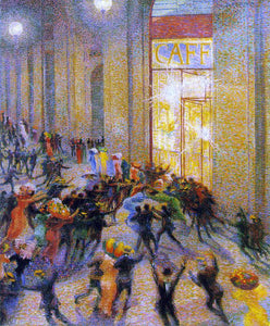  Umberto Boccioni Riot - Art Print