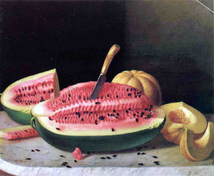  John F Francis Ripe Melons - Art Print