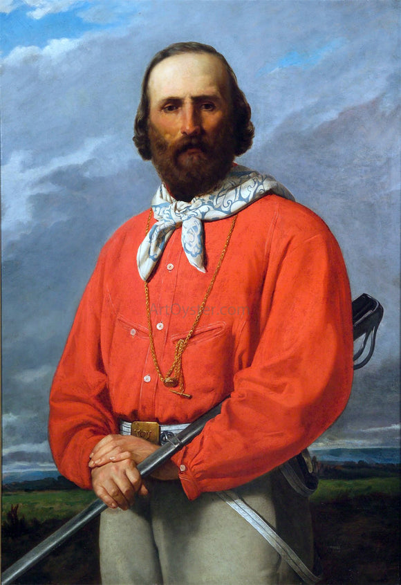  Silvestro Lega Ritratto di Giuseppe Garibaldi - Art Print