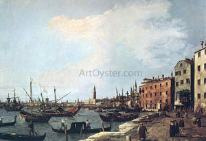  Canaletto Riva degli Schiavoni - West Side - Art Print