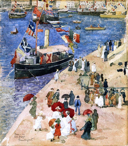  Maurice Prendergast Riva San Biagio, Venice - Art Print