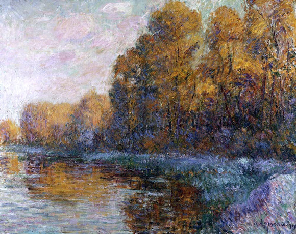  Gustave Loiseau River in Autumn - Art Print