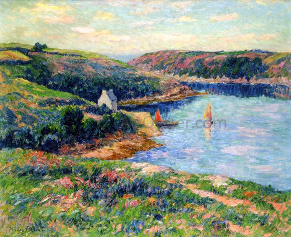  Henri Moret River in Belon - Art Print