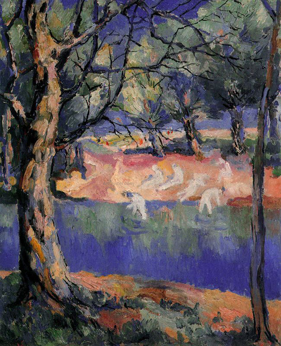  Kazimir Malevich River in Forest - Art Print