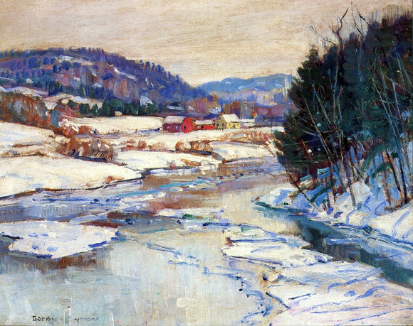  George Gardner Symons River in Winter - Art Print