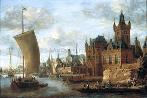  Jacobus Storck River Landscape - Art Print