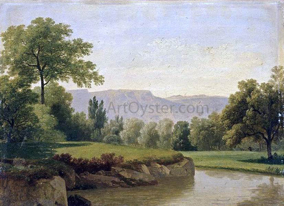  Adam-Wolfgang Topffer River Landscape - Art Print