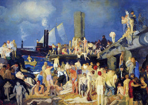  George Wesley Bellows Riverfront, No. 1 - Art Print