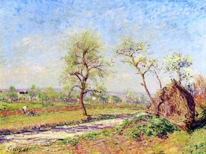  Alfred Sisley Road at Veneux - Art Print