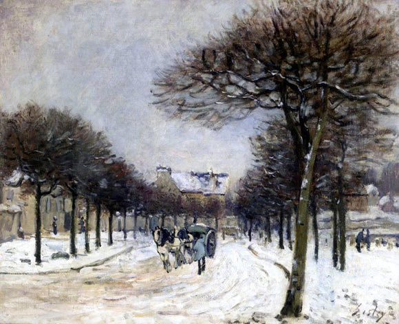  Alfred Sisley Road from Saint-Germain to Marly - Art Print