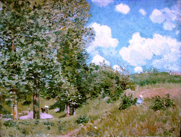 Alfred Sisley Road from Versailles to Saint-Germain - Art Print