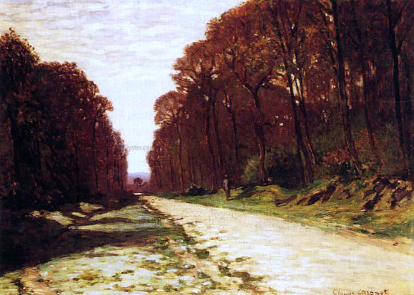  Claude Oscar Monet Road in a Forest - Art Print