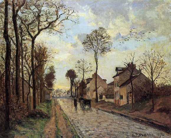  Camille Pissarro Road in Louveciennes - Art Print