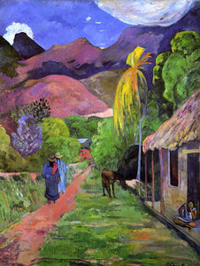  Paul Gauguin Road in Tahiti - Art Print