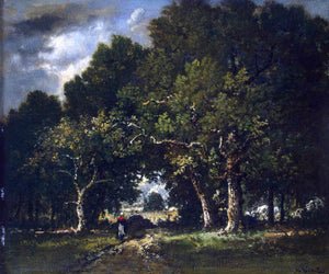  Narcisse Virgilio Diaz De la Pena  Road in the Wood - Art Print