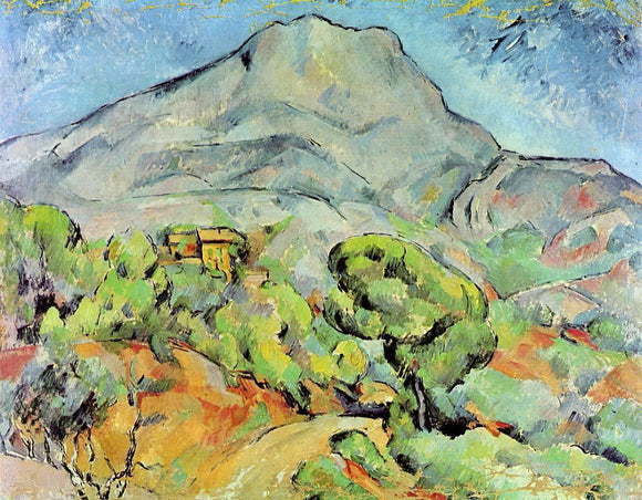  Paul Cezanne Road near Mont Sainte-Victoire - Art Print
