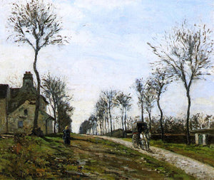  Camille Pissarro Road to Louveciennes - Art Print