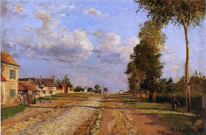  Camille Pissarro Road to Racquencourt - Art Print