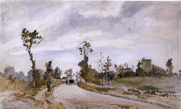  Camille Pissarro Road to Saint-Germain, Louveciennes - Art Print