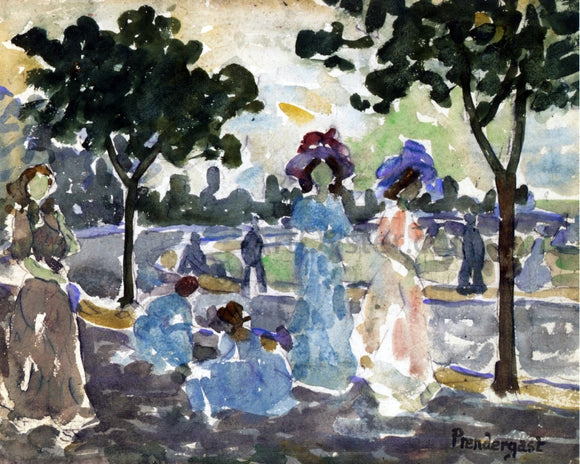  Maurice Prendergast Road to the Shore - Art Print