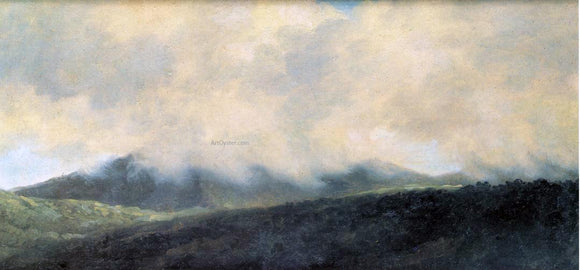  Pierre-Henri De Valenciennes Rocca di Papa under Clouds - Art Print