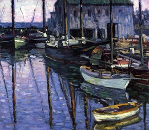  Charles Salis Kaelin Rockport at Sunrise - Art Print