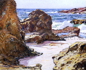  George Gardner Symons Rocks and Sea - Art Print