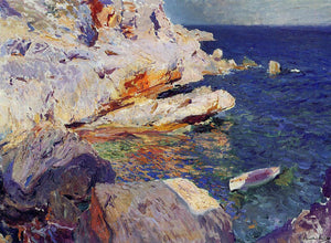  Joaquin Sorolla Y Bastida Rocks at Javea - Art Print