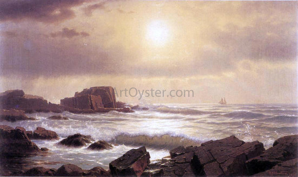  William Stanley Haseltine Rocks at Nahant - Art Print