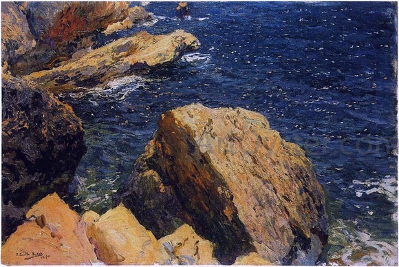  Joaquin Sorolla Y Bastida Rocks of the Cape, Javea - Art Print