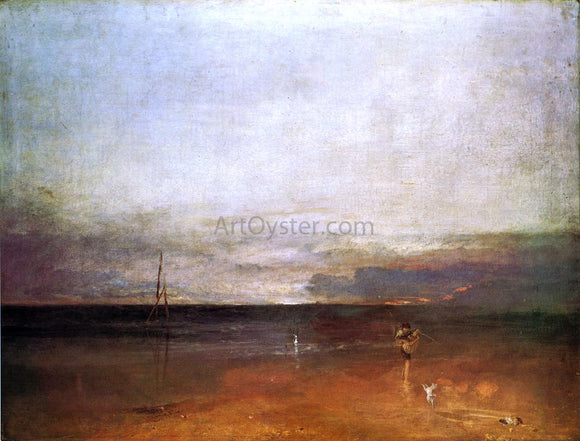  Joseph William Turner Rocky Bay with Figures - Art Print