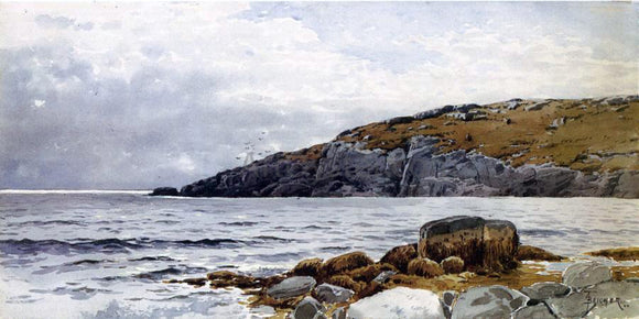  Alfred Thompson Bricher Rocky Coastline - Art Print