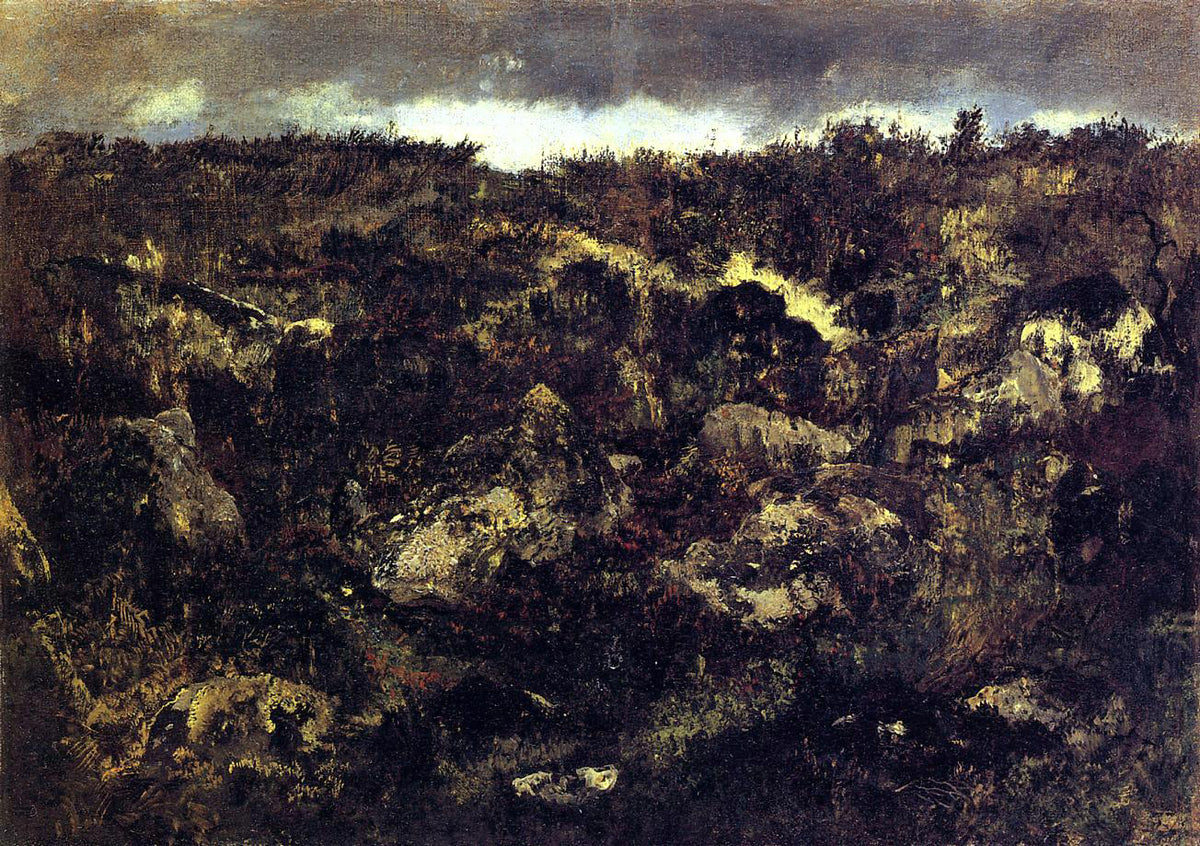 Theodore Rousseau Rocky Landscape Art Print – printoyster.com