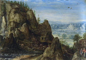  Lucas Van Valkenborch Rocky Landscape - Art Print