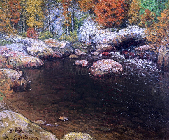  John Joseph Enneking Rocky Pool - Art Print