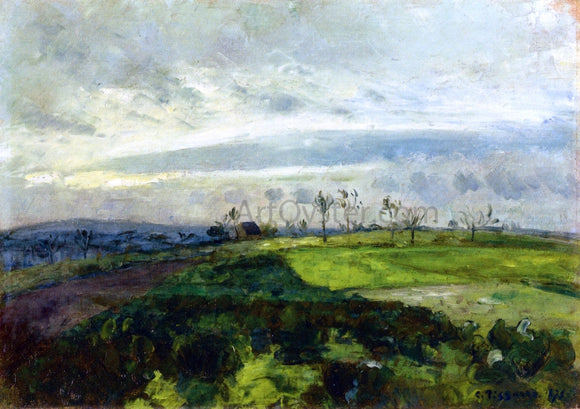 Camille Pissarro Rolling Landscape in Winter - Art Print