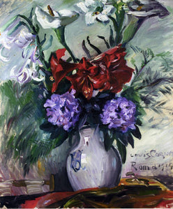  Lovis Corinth Roman Flowers in a Jug - Art Print