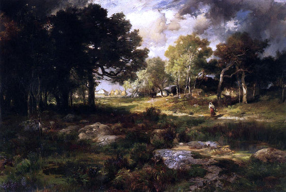  Thomas Moran Romantic Landscape - Art Print