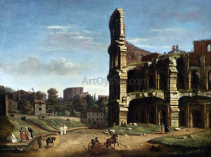  Caspar Andriaans Van Wittel Rome: A View of The Colosseum - Art Print