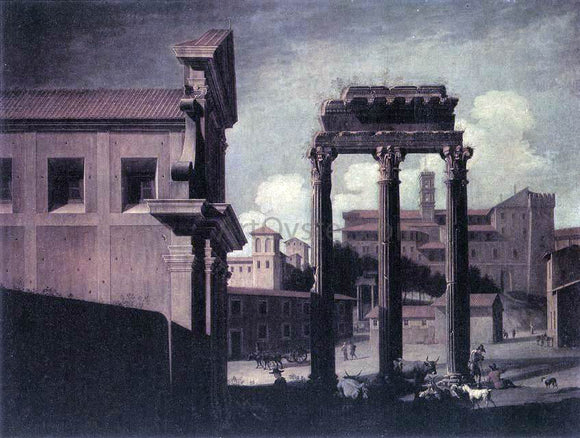  Viviano Codazzi Rome, the Campo Vaccino Looking toward the Capitoline - Art Print
