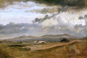  Jean-Baptiste-Camille Corot Rome - The Convent of Sant'Onofrio, on the Janiculum - Art Print